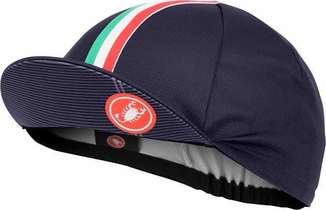  CASTELLI ( カステリ ) ROSSO CORSA CYCLING CAP 070 ダークスチールブルー UNI 