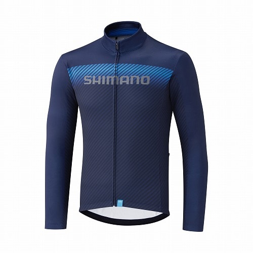 SHIMANO(シマノ)チーム ロングスリーブ ジャージ ネイビー S | 自転車・パーツ・ウェア通販 | ワイズロードオンライン