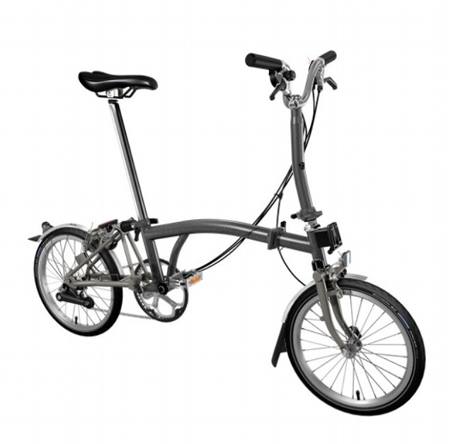 【店舗受取限定/ポイント3%還元】 BROMPTON ( ブロンプトン ) 20年モデル M6LX SUPERLIGHT 折りたたみ自転車 メタリックグラファイト 