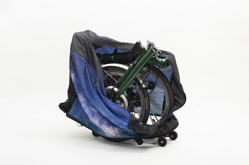 rin project ( リンプロジェクト ) 折り畳み自転車用輪行袋 ブロンプトン輪行バッグプリント コスモ