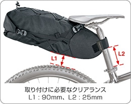 TOPEAK(トピーク) バックローダー ブラック 10L | 自転車・パーツ 