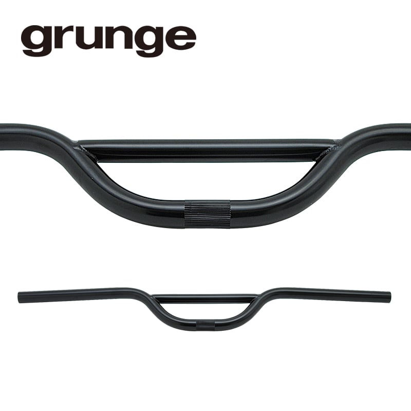 GRUNGE ( グランジ ) クロスバイク用ハンドルバー（フラットハンドルバー）インターセクトハンドルバー ブラック 22.2 / 25.4 X 700mm