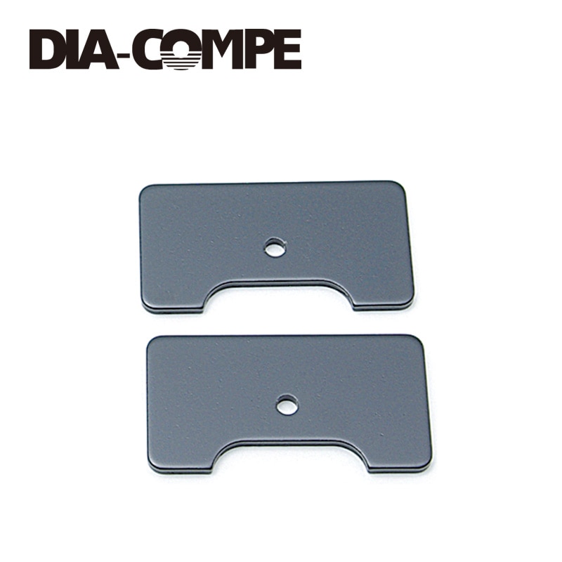 DIA-COMPE ( ダイアコンペ ) OTHリアピストアーチ取付プレート ( 2コ ) ブラック