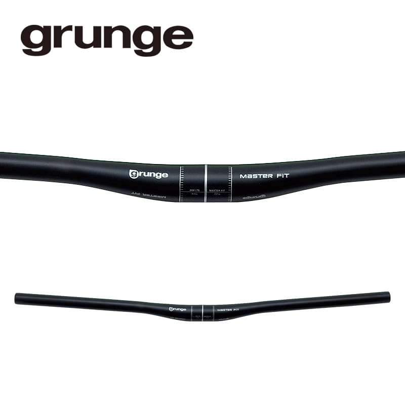 GRUNGE ( グランジ ) マスターフィットアロイライザー マットブラック 31.8 / 22.2mm