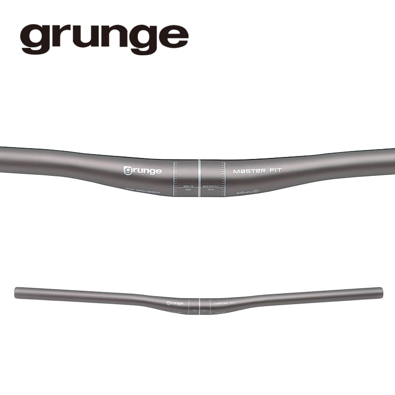 GRUNGE ( グランジ ) マスターフィットアロイライザー グレー 31.8 / 22.2mm 