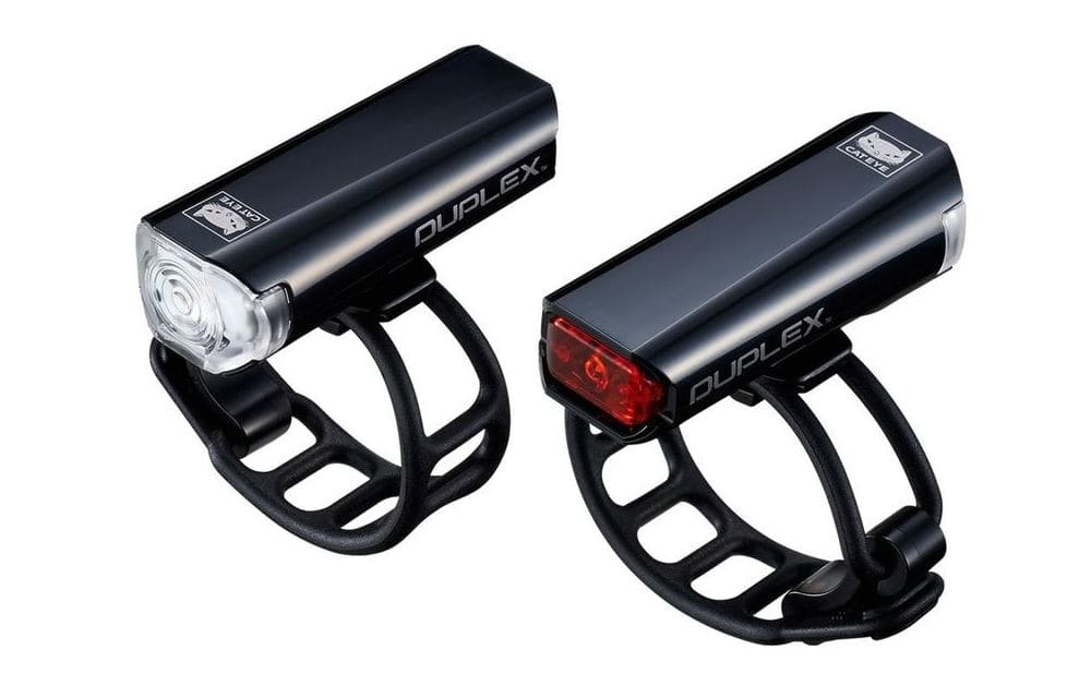 cateye 電池式 ヘルメット取り付け式   保障できる 自転車 ライト  SL-LD400 DUPLEX キャットアイ