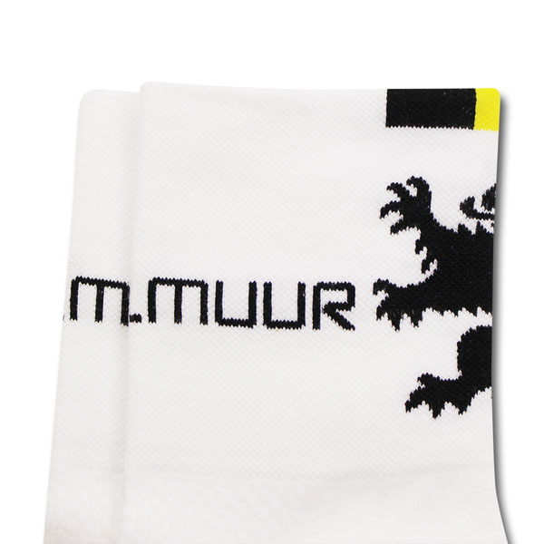 KAPELMUUR ( カペルミュール ) サイクルレーシングソックス KAPELMUURロゴ ホワイト S