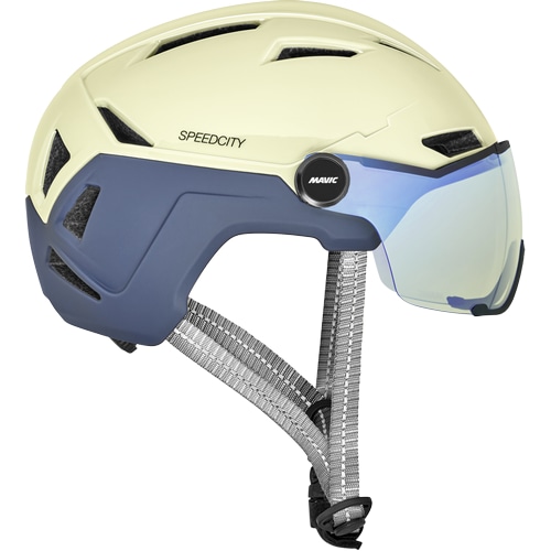 MAVIC ( マヴィック ) スポーツヘルメット SPEEDCITY ( スピードシティ ) クリーム / ブルー S (51-56cm)