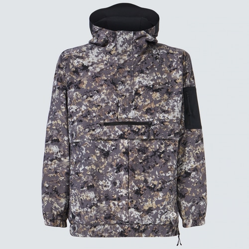 OAKLEY ( オークリー ) ジャケット ENHANCE FGL WIND ANORAK ( エンハンス ウィンド アノラック )  ブラック／メタルグレー M