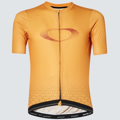  OAKLEY ( オークリー ) 半袖ジャージ ENDURANCE PKBLEE JERSEY ( エンデュランス パッカブル ジャージ ) アンバー イエロー S 