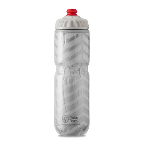  POLAR BOTTLE ( ポーラーボトル ) ウォーターボトル 保冷ボトル ブレークアウェイ Bolt ホワイト/シルバー 24OZ 