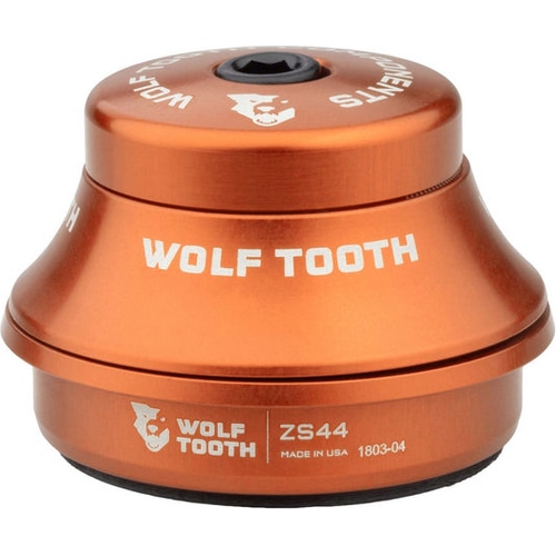 WOLFTOOTH ( ウルフトゥース ) ヘッドパーツ UPPER HEADSET ( アッパーヘッドセット ) オレンジ 15mmスタック  ZS44/28.6