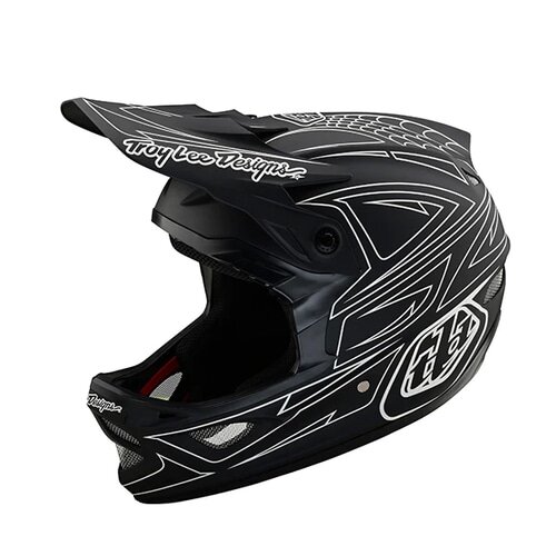 TROY LEE DESIGNS ( トロイリー デザインズ ) フルフェイスヘルメット D3 FIBERLITE ( D3 ファイバーライト )  スパイダーストライプ ブラック L ( 58-59cm ) | 自転車・パーツ・ウェア通販 | ワイズロードオンライン