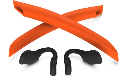  OAKLEY ( オークリー ) イヤーソック / ノーズピース キット RADARLOCK ( レーダーロック ) Orange Earsock / Black Nosepad 