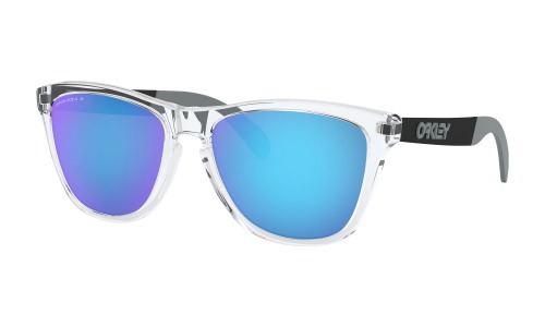 OAKLEY ( オークリー ) サングラス FROGSKINS MIX ( ASIA FIT ) ( フロッグスキンミックス アジアフィット )  Polished Clear / Prizm Sapphire Polarized