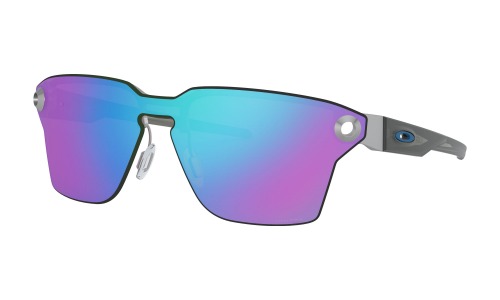 OAKLEY ( オークリー ) サングラス LUGPLATE ( ラグプレート ) Satin Chrome / Prizm Sapphire 