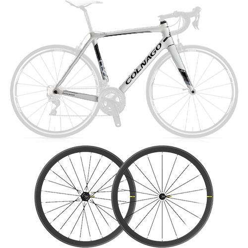 セット商品】 COLNAGO ( コルナゴ ) ロードフレーム & ホイール セット CLX COSMIC SL 40 CJWH ( ホワイト )  520S | 自転車・パーツ・ウェア通販 | ワイズロードオンライン | 自転車・パーツ・ウェア通販 | ワイズロードオンライン