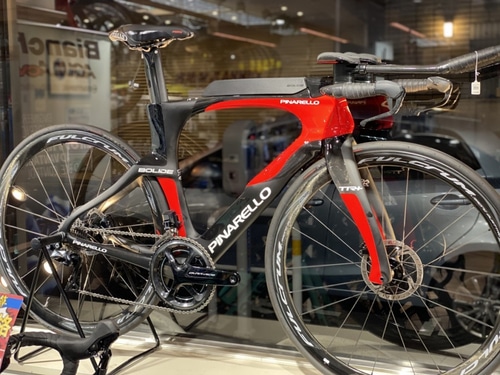  PINARELLO ( ピナレロ ) トライアスロンバイク BOLIDE TR+ DA DI2 ( ボリデ TR+ DA DI2 ) 829 カーボン / レッド 485mm(適正身長170cm前後) 