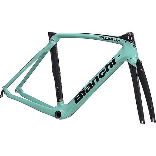  【ワイズロードオンライン限定特価/4月入荷予定予約受付中】 BIANCHI ( ビアンキ ) 2020 ロードフレーム OLTRE XR4 ( オルトレ XR4 )  CK16 ( チェレステ ) / ブラック フル グロッシー 47 