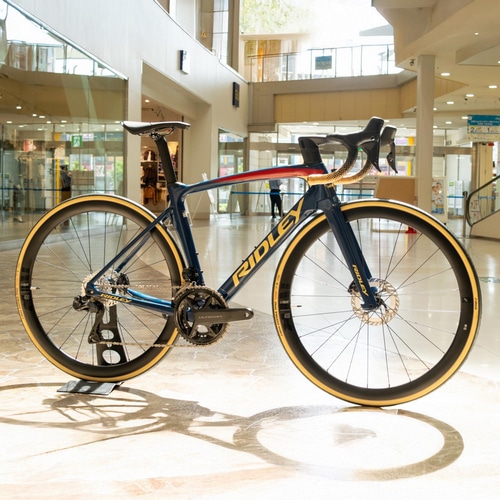 RIDLEY ( リドレー ) ロードバイク NOAH DISC ( ノア ディスク ) 船橋オリジナル完成車 ジーンズブルー/ゴールド XS ( 身長目安165cm前後 )