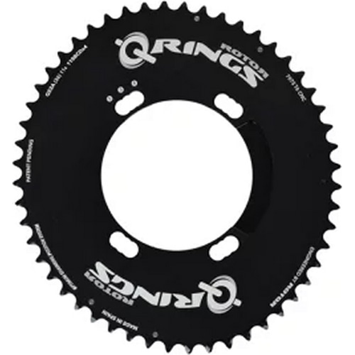 ROTOR SYSTEM ( ローターシステム ) チェーンリング Q-RING SHIMANO 4ARM OUTER ブラック 110S 52T