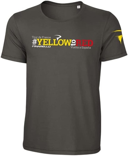  PINARELLO ( ピナレロ ) Ｔシャツ・カジュアルウェア YELLOW TO RED Tシャツ グレー S 