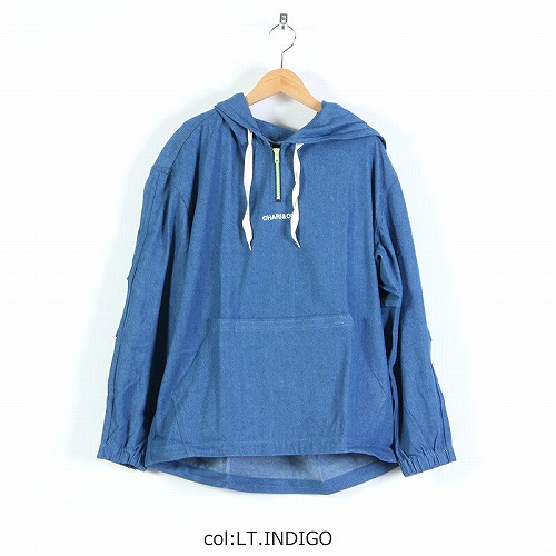  CHARI&CO ( チャリ アンド コー ) DENIM P.O HOODIE L.IN L 