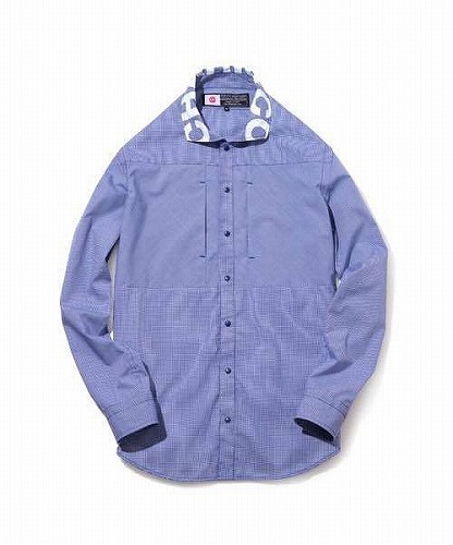  CHARI&CO ( チャリ アンド コー ) CYCLE CHECK SHIRTS ネイビー M 