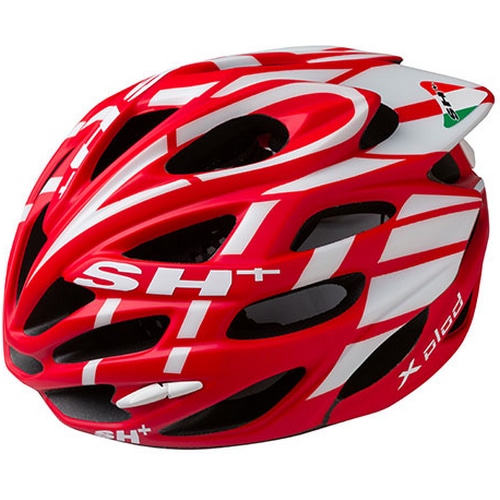 SH+ ( エスエイチプラス ) スポーツヘルメット SHABLI X-PLOD ( シャブリ エクスプロッド ) マットレッド/ホワイト  ONESIZE ( 55-60cm )