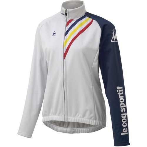  Le coq sportif ( ルコックスポルティフ ) ジャケット QCWQGK01 ENTRY BNDNG JACKET ( エントリーボンディングジャケット ) ホワイト S【 越谷店アウトレット特価 】 