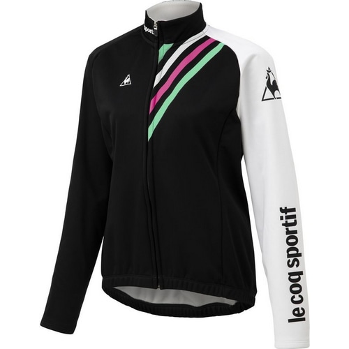  Le coq sportif ( ルコックスポルティフ ) ジャケット QCWQGK01 ENTRY BNDNG JACKET ( エントリーボンディングジャケット ) ブラック M【 越谷店アウトレット特価 】 