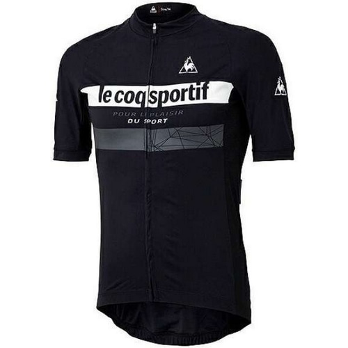  Le coq sportif ( ルコックスポルティフ ) 半袖ジャージ QCMPGA45 ENDURO JERSEY BASIC ( エンデューロジャージ　ベーシック ) ブラック M【 越谷店アウトレット特価 】 