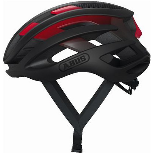 ABUS ( アブス ) スポーツヘルメット AIRBREAKER ( エアブレーカー ) ブラック/レッド L(58-62cm)