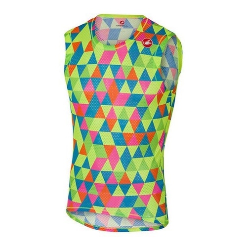 CASTELLI ( カステリ ) インナーウェア ノースリーブ 越谷店特価 PRO MESH SLEEVELESS ( プロ メッシュ スリーブレス ) 930/マルチフルオ M 