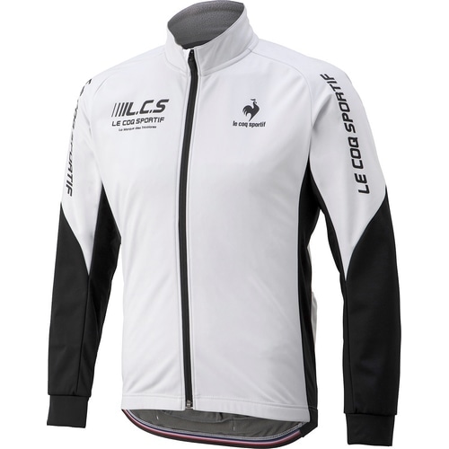 Le coq sportif ( ルコックスポルティフ ) 長袖ジャージ QCMUJK01 ENDUROボンディングジャージ アウトレット品 (  エンデューロボンディングジャージ ) ホワイト M