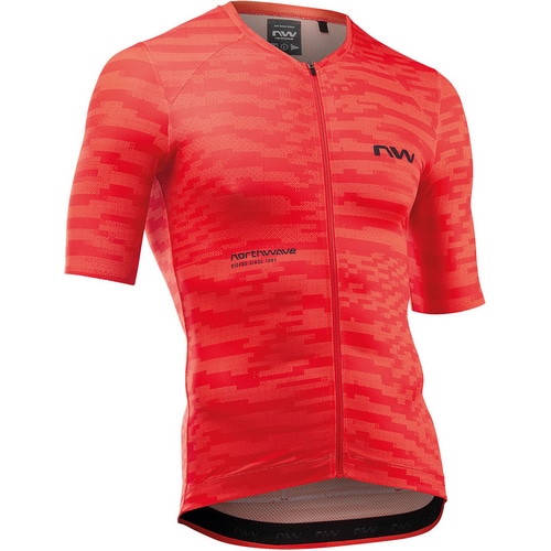 NORTH WAVE ( ノースウェーブ ) 半袖ジャージ BLADE JERSEY SHORT SLEEVE ( ブレード ジャージ ショートスリーブ ) ラディアントレッド M ※オンライン数量限定特価