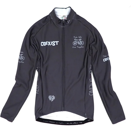 7-ITA ( セブンアイティエー ) 長袖ジャージ COEXIST LADY LS JERSEY 【アウトレット特価品】 ( コエグジスト レディース ロングスリーブジャージ ) ブラウン S レディース