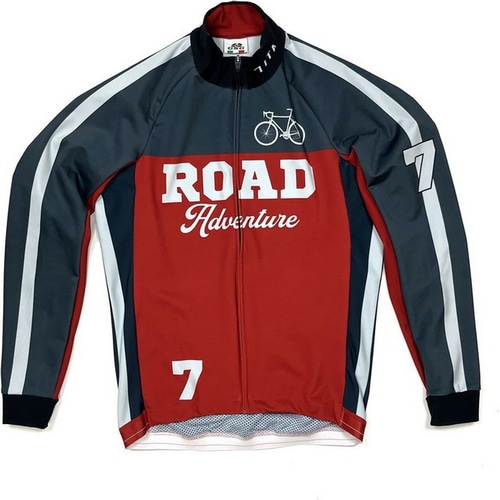 7-ITA ( セブンアイティエー ) ジャケット 【オンライン専売】 ROAD ADVENTURE WIND JACKET ( ロード アドベンチャー ウィンド ジャケット ) ネイビー/レッド S