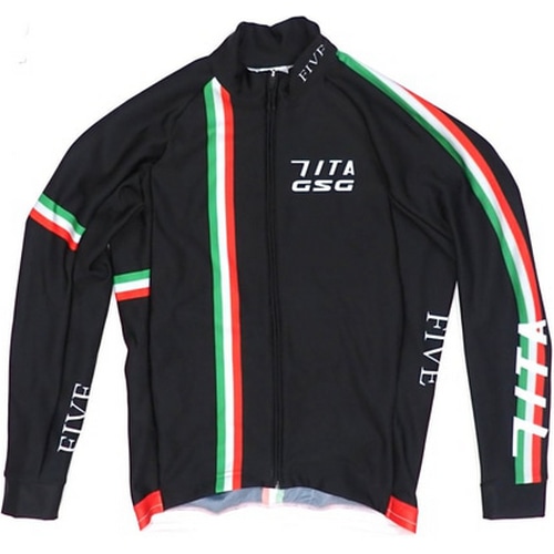 7-ITA ( セブンアイティエー ) 長袖ジャージ 【オンライン専売】 CLIMA FIVE LS JERSEY ( クリマ ファイブ ロングスリーブ ジャージ ) ブラック L