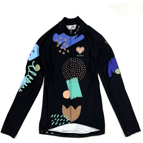 7-ITA ( セブンアイティエー ) 長袖ジャージ 【オンライン専売】 FLOWER LADY LS JERSEY ( フラワー レディース ロングスリーブジャージ ) ブラック M レディース