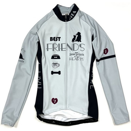 7-ITA ( セブンアイティエー ) 長袖ジャージ 【オンライン専売】 FRIENDS LADY LS JERSEY ( フレンズ レディース ロングスリーブジャージ ) グレー M レディース