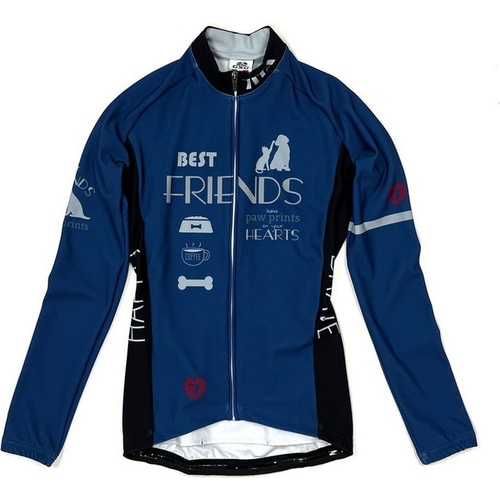 7-ITA ( セブンアイティエー ) 長袖ジャージ 【オンライン専売】 FRIENDS LADY LS JERSEY ( フレンズ レディース ロングスリーブジャージ ) ネイビー S レディース