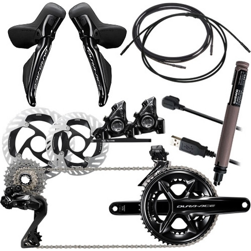 SHIMANO ( シマノ ) コンポセット 【オンライン限定/直送限定】DURA-ACE(デュラエース)Di2 R9270 ディスクブレーキ仕様 ワイヤレス電動コンポセット(2x12s) 170mm / 50-34T / 11-30T