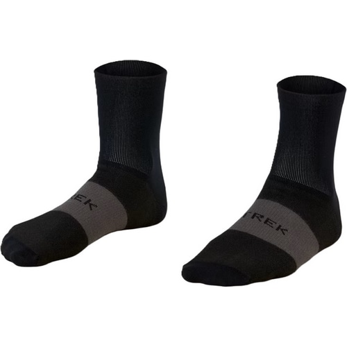 TREK ( トレック ) ソックス RACE QUARTER CYCLING SOCKS 【オンライン特価品】 ( レース クオーター サイクリングソックス ) ブラック M ( 24.0-28.5cm )