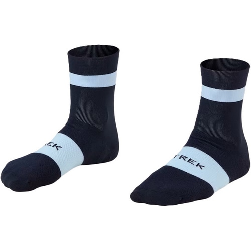 TREK ( トレック ) ソックス RACE QUARTER CYCLING SOCKS 【オンライン特価品】 ( レース クオーター サイクリングソックス ) ディープダークブルー/ライトブルー M ( 24.0-28.5cm )