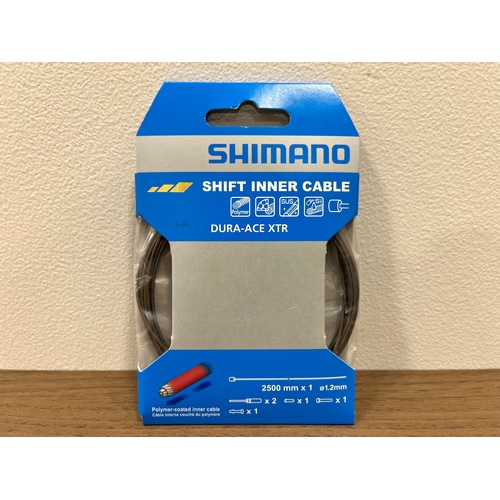 SHIMANO シマノ シフトインナーケーブル ポリマーコーティング 2500mm (Y63Z98970)