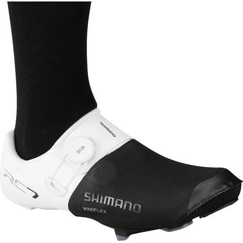 SHIMANO ( シマノ ) シューズカバー DUAL FIT WINDFLEX トゥシューズカバー ブラック L ( 26.5-27.2cm )