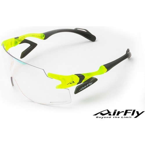 AIRFLY ( エアフライ ) サングラス バイクモデル ネオンイエローフレーム/調光ゴールド