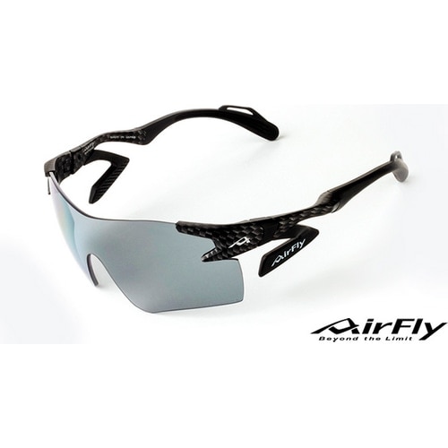 AIRFLY ( エアフライ ) サングラス ワイドビューモデル カーボン調フレーム/偏光グレーミラー | 自転車・パーツ・ウェア通販 | ワイズロードオンライン