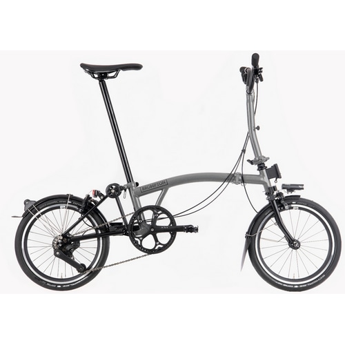 BROMPTON ( ブロンプトン ) 折りたたみ自転車 P Line Low ( P ライン ロー ) S4L ストームグレー メタリック  YSオリジナル輪行バッグプレゼント